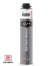 Пена монтажная KUDO PROFF 65+ профессиональная 