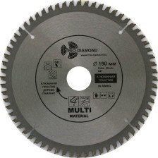 Диск пильный 190х30/20/16мм 64Т Multi Material TRIO DIAMOND MM902