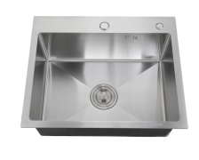 Мойка врезная 58х43 (1,0) h=200 нержавеющая РМС