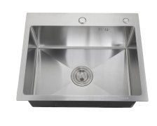 Мойка врезная 58х43 (1,0) h=200 нержавеющая РМС