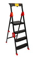Стремянка стальная 4 пластиковых ступени