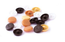 Заглушка для рамного дюбеля светло-бежевая №3