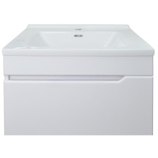 Тумба с раковиной Mari NEW -60 подвесная, белая