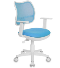 Кресло детское Бюрократ CH-W 797 голубой TW-55 сетка/ткань крестовина пласти Россия 100кг