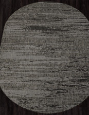 Ковер Kair S143 (циновка) black-gray 2,0х2,9м овал