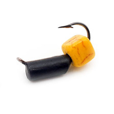 Мормышка вольфрамовая Wormix37 Столбик с "Сырным" кубиком d-1,5 0,3гр (494) цвет черный