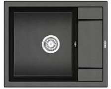 Мойка 600х500мм искусственный камень черный GR-6002