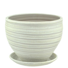 Горшок керамический с/п Модерн классика d24 6,5л капучино