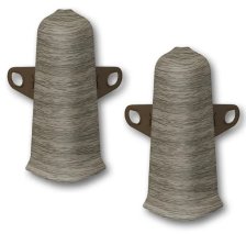 Угол наружный Идеал Деконика орех серый 70 мм