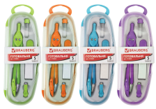 Готовальня 5 пр Berlingo Expert пласт футляр 271123