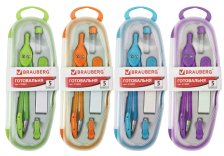 Готовальня 5 пр Berlingo Expert пласт футляр 271123