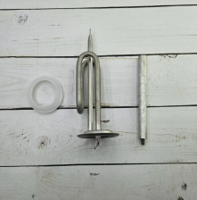 ТЭН 1,5 кВт (1500 Вт) фланец 82мм, нерж, PREMIUM + прокладка + анод, М50079