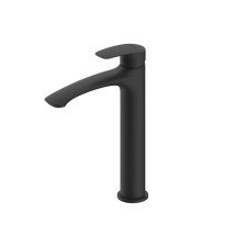 Смеситель для раковины однорычажный MILARDO Rora RORSBL01M01 высокий, черный матовый