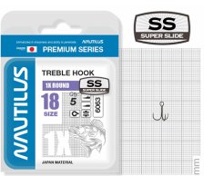 Крючок тройной Nautilus 1X Round Premium Series 6063SS №18