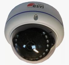 Видеокамера цветная EVS-644CSHE3 купольная 1200твл 2.8-12мм