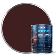 Грунт-эмаль по ржавчине PROF IT RAL 8017 шоколадно-коричневый (0,8кг) Лакра