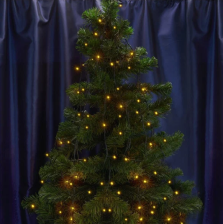 Гирлянда 230V  100 LED желтый, IP 20,  шнур 3м , CL05