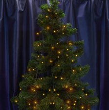 Гирлянда 230V  100 LED желтый, IP 20,  шнур 3м , CL05