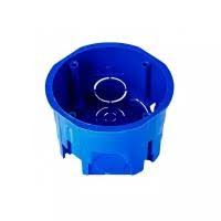 Коробка установочная с/у С3М2 БС синяя IP30 без саморезов