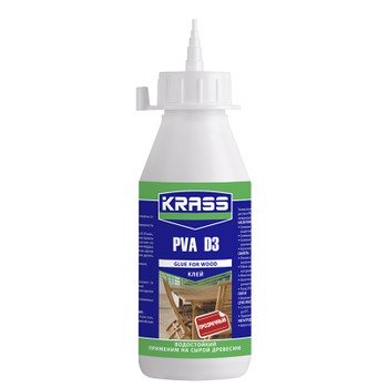 Клей ПВА KRASS Водостойкий D3 0,5л