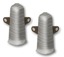 Угол наружный Идеал Деконика дуб пепельный 70 мм