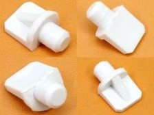 Полкодержатель 7 мм белый