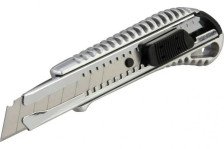 Нож малярный 18мм металлический VERTEXTOOLS 0044-18-02