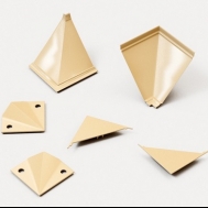 Комплект уголков и заглушек для плинтуса Престиж, бежевый