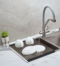 Сушка складная 30,5х43 см черная/нержавеющая РМС