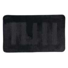 Коврик для ванных комнат  AQUA-PRIME Melany из 1 шт 50х80см 20мм (черный) 1/20