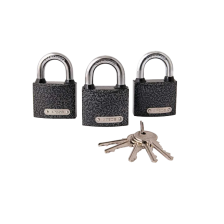 Замок навесной Apecs PD-01-50 (3 замка+5 ключа) блистер