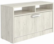 Тумба для обуви "Ривьера" Дуб крафт белый