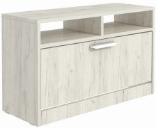 Тумба для обуви "Ривьера" Дуб крафт белый