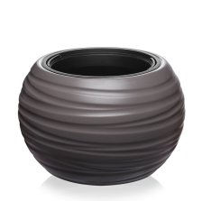 Кашпо Luna D395мм серо-коричневый