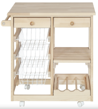 Тумба с баром Бесцветный лак