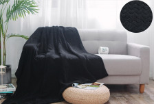 Плед велсофт в чемодане Royal plush 180х200 Cleo 019-RP