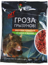 Приманка зерновая ДОМОВОЙ  Гроза Грызунов 100 г