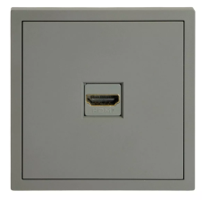 Розетка HDMI 2.0 Type Эмили RST00-5118-10 платиново-серый