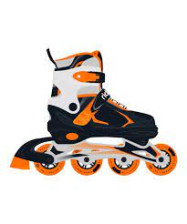 Коньки роликовые раздвижные Ridex Allure Orange, алюминиевая рама  р-р S/31-34 СП