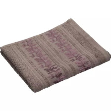 Полотенце махровое Шиповник Sonnet 70х135 см коричневый
