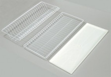 Посудосушитель 665х256 с поддоном белый