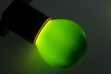 Лампа 10 Вт Е27 шар зеленый Neon-Night