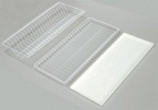 Посудосушитель 665х256 с поддоном белый