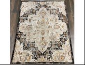 Ковер OLBIA дизайн A1168B 0,8х1,5м white-black