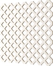 Панель перфорированная HDF "Дедало" белая 930х2070х3мм