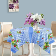 Скатерть рогожка Доляна Земляника Размер: 150х200