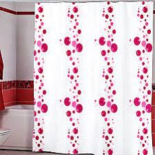 Штора для ванной комнаты 180х200см MIRANDA Bubble (розовый) полиэстер MRD.01.5160/pk