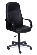 Кресло Parma кож/зам черный