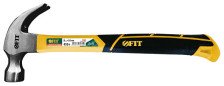 Молоток-гвоздодер 570гр фиберглас усиленная ручка Профи FIT 44780