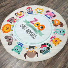 Ковер KIDS 104 ZOO 1,6х1,6м круг